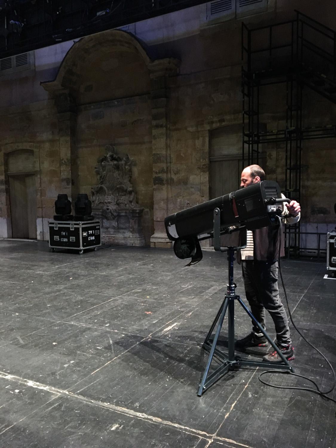 Visite du plateau du Théâtre de l'Archevêché 2023