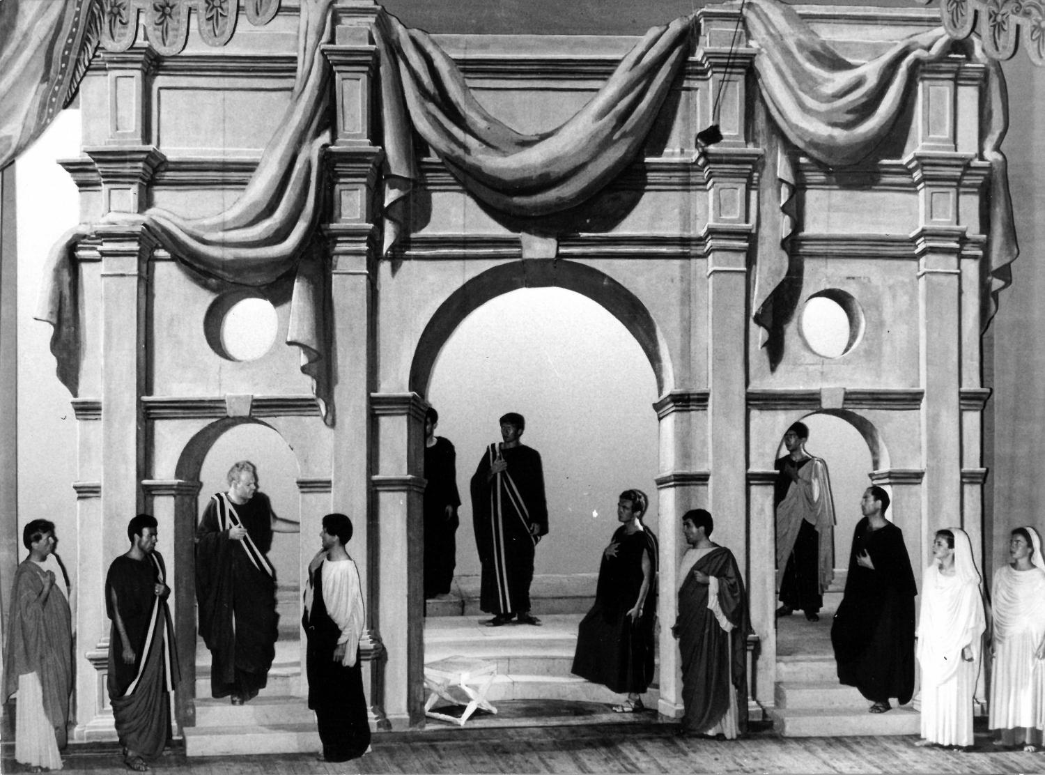 L’incoronazione di Poppea, Festival d’Aix-en-Provence 1961 © Jean Bouville, Ville d’Aix-en-Provence 