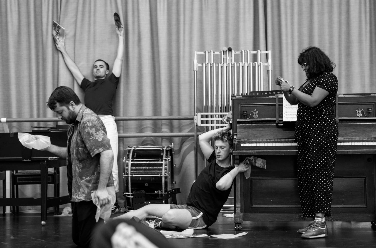Répétitions de THE FAGGOTS AND THEIR FRIENDS BETWEEN REVOLUTIONS, Manchester International Festival 2023 © Tristram Kenton