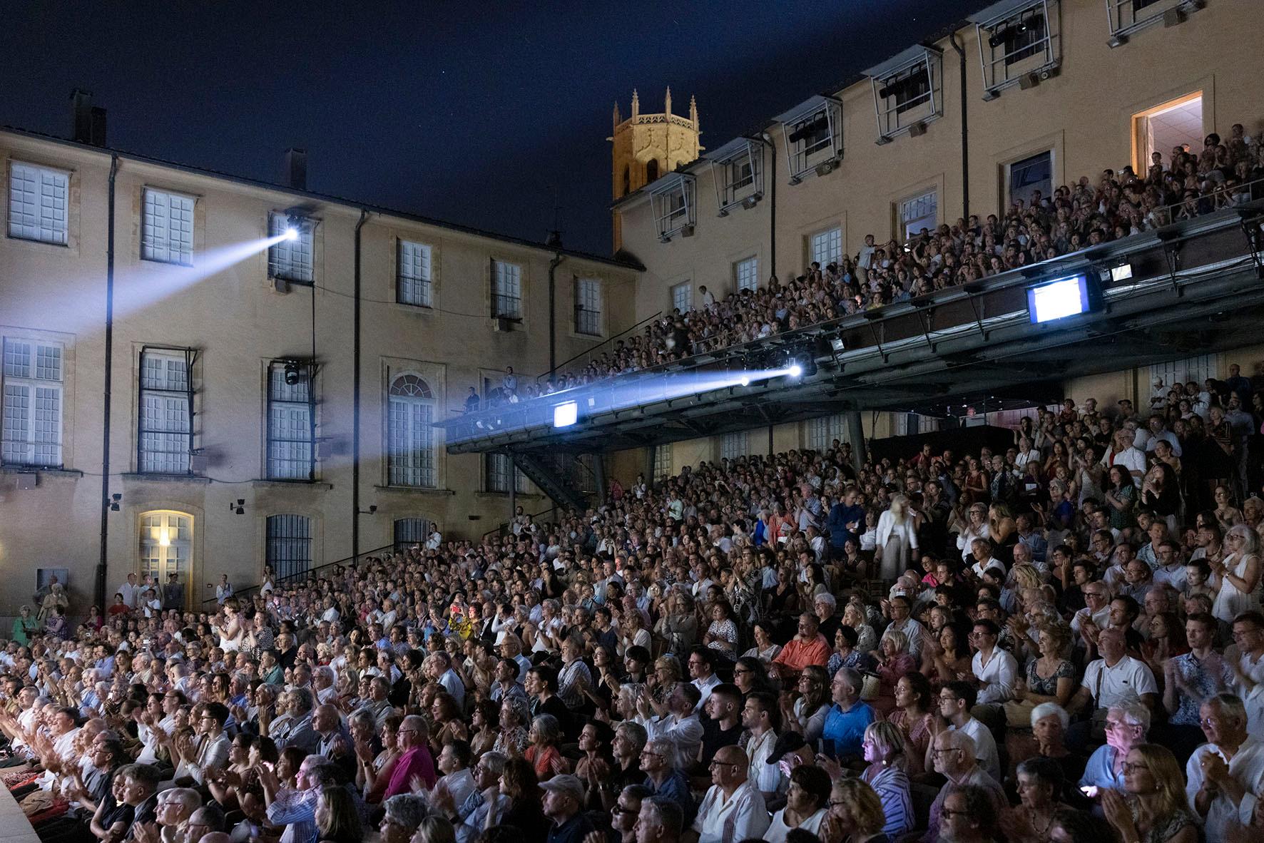 Public du Théâtre de l'Archevêché - Festival d'Aix-en-Provence 2024