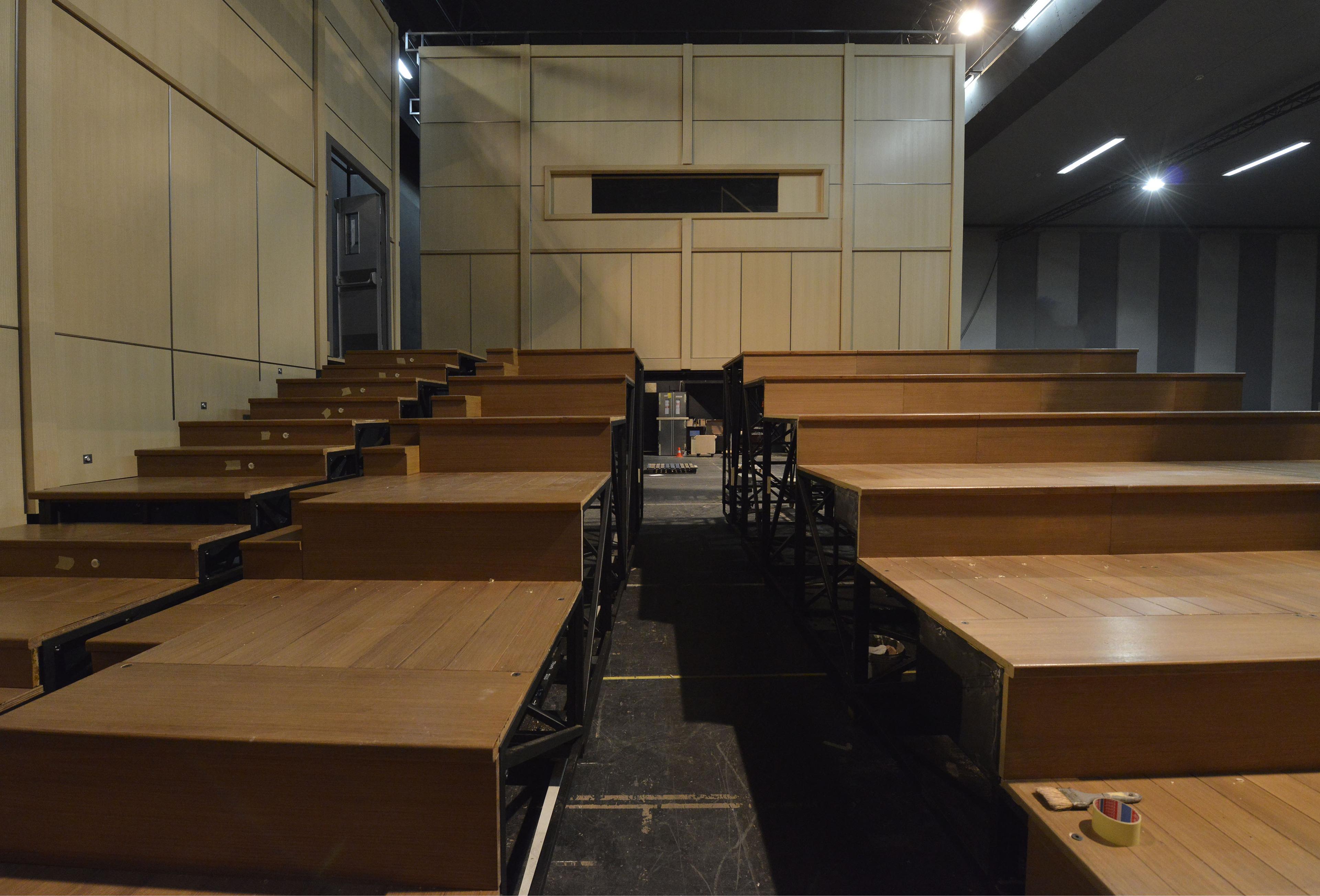 Construction des décors du &quot;Trionfo del Tempo e del Disinganno&quot;