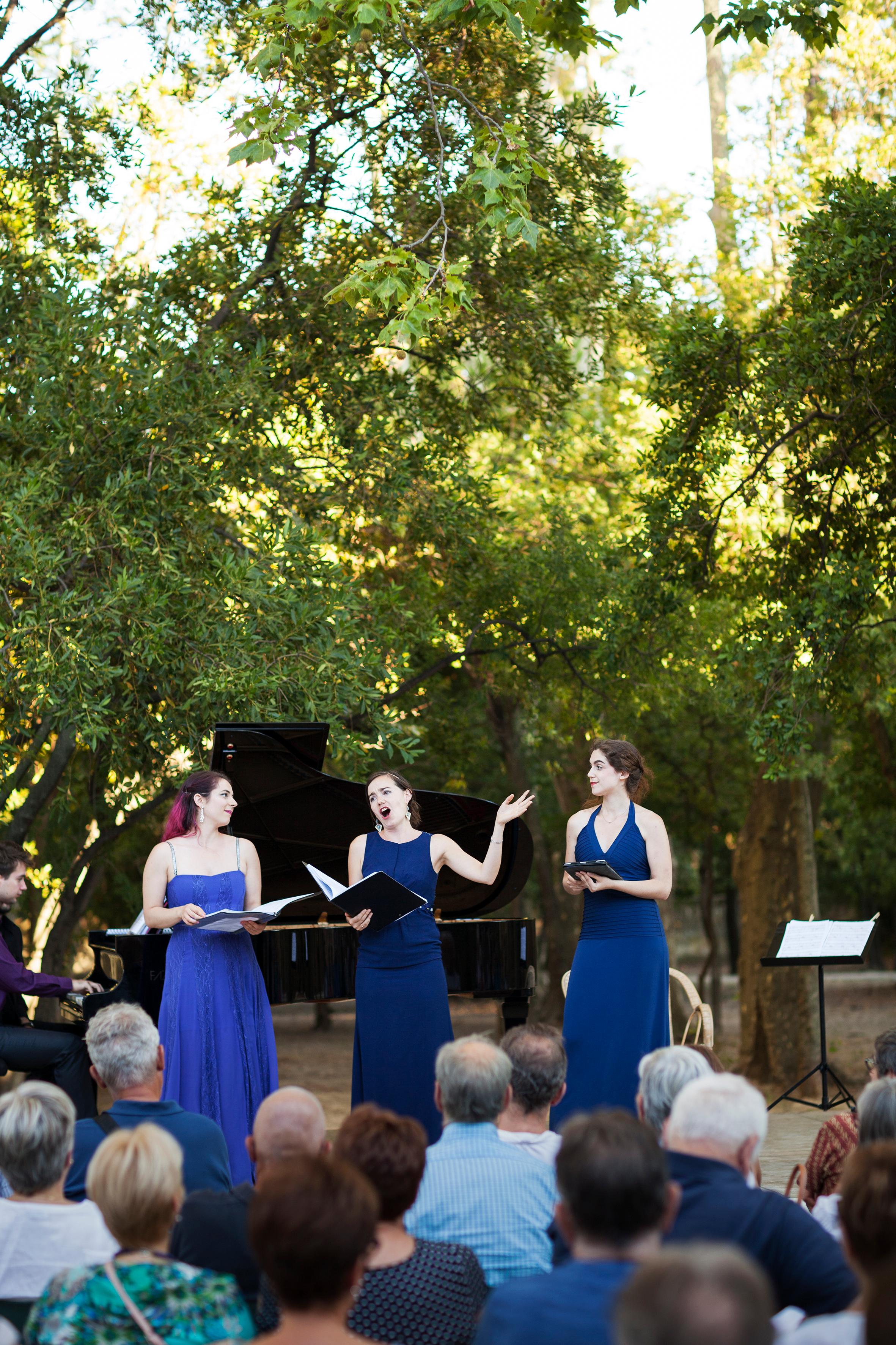 Concert de chant de l&#039;Académie en tournée à Eyguières, Festival d&#039;Aix 2017