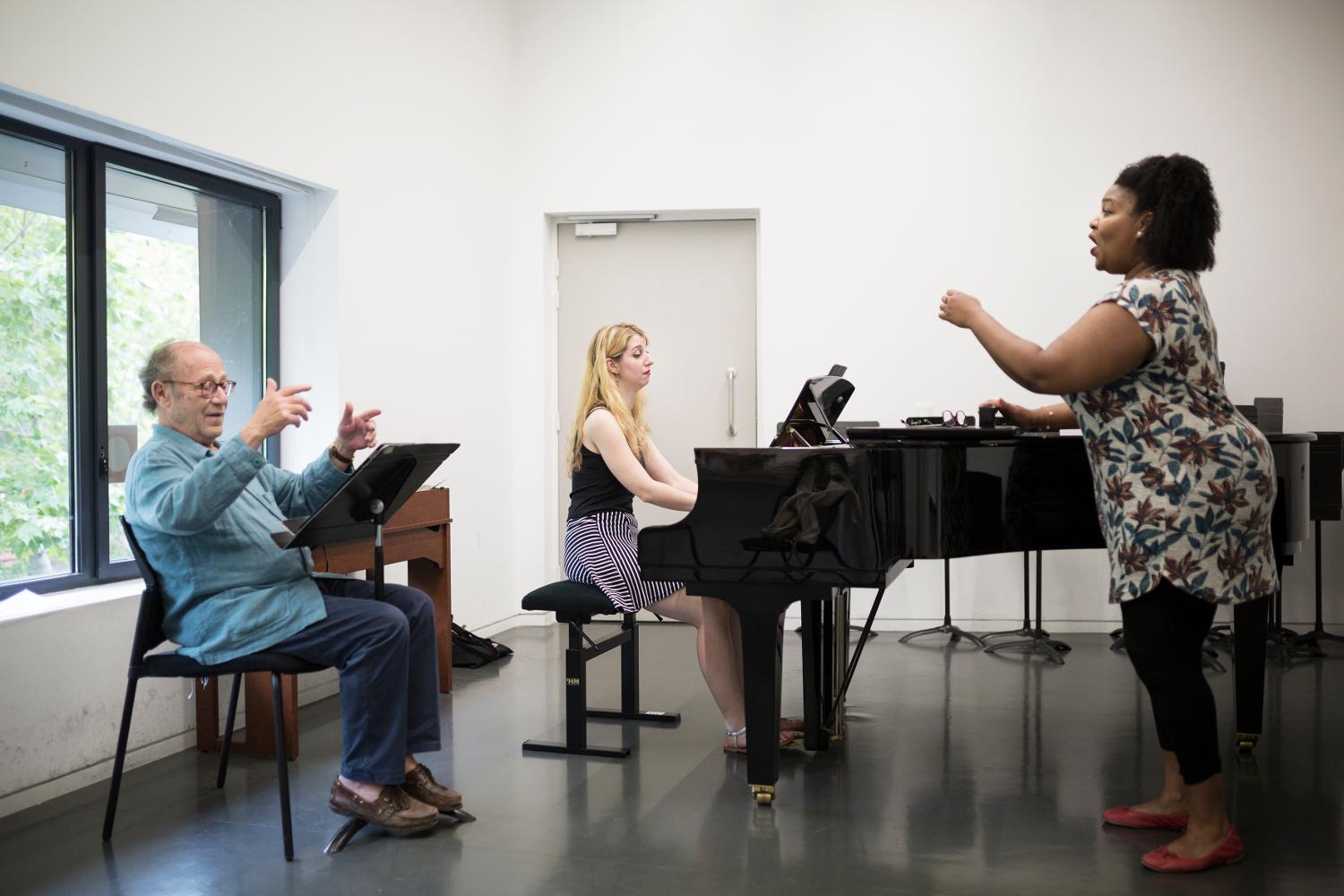 Marie-Laure Garnier &amp; Célia Oneto-Bensaid - Master class avec Alain Planès - Festival d&#039;Aix-en-Provence 2018