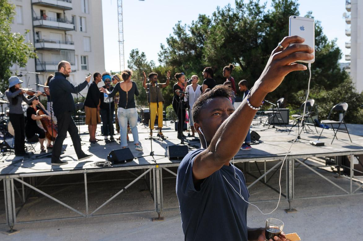 Concert à la Cité de la Savine, session interculturelle de l&#039;Orchestre des Jeunes de la Méditerranée