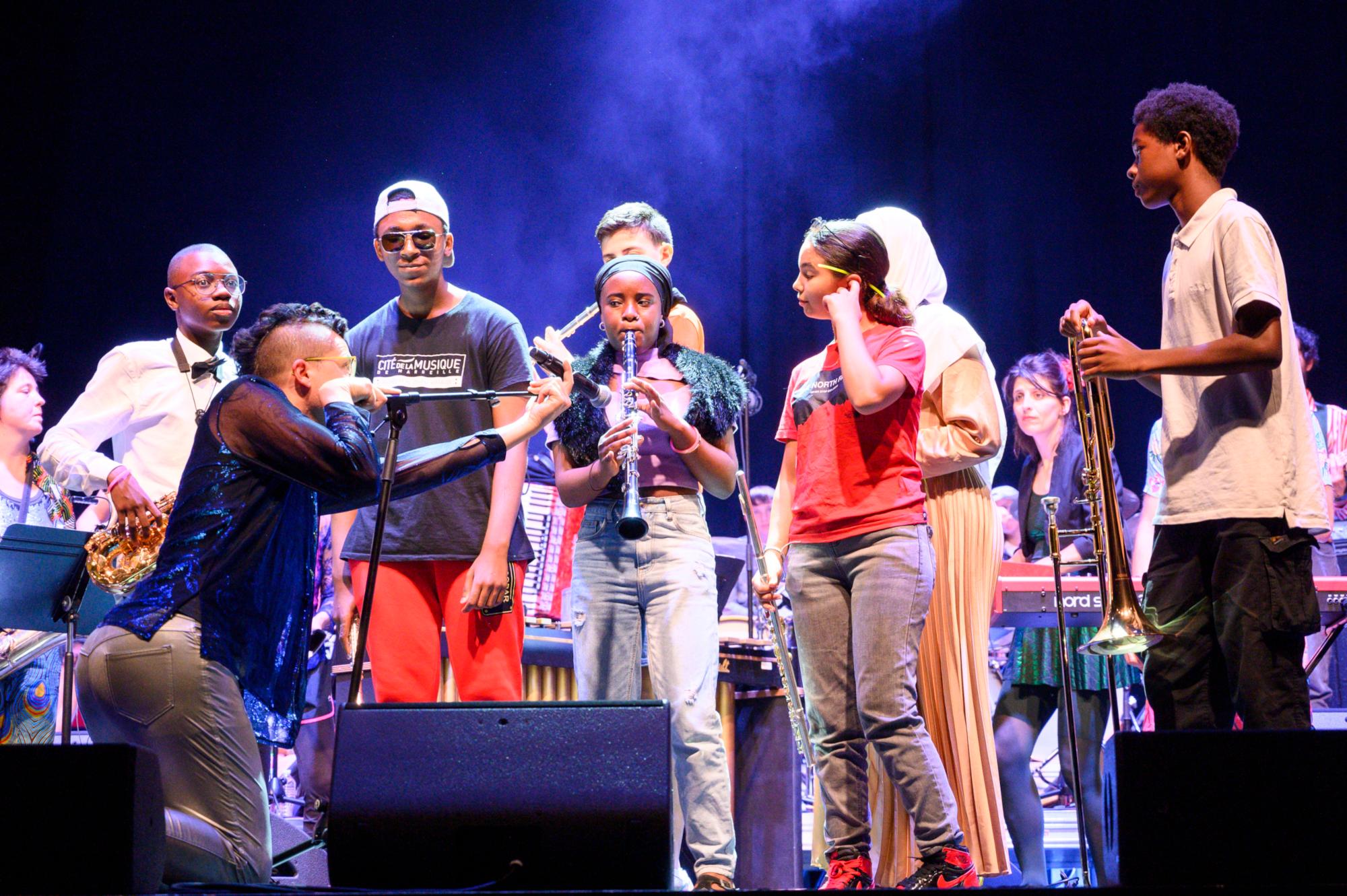 Concert Hors les Murs au 6MIC - Aix en juin 2022 © Nicolas Klein