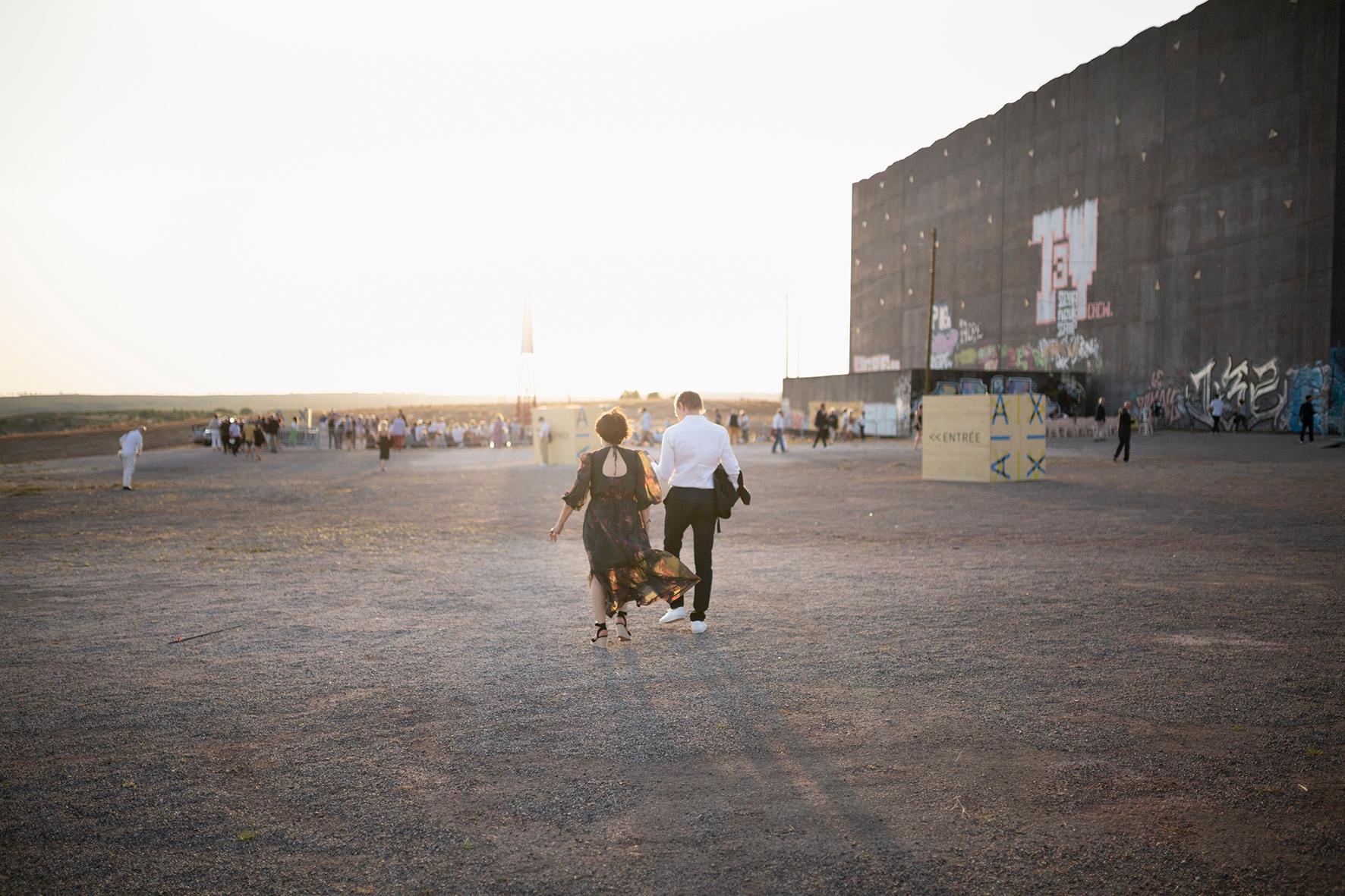 Audience members at the Stadium, Festival d’Aix-en-Provence 2022 © Vincent Beaume