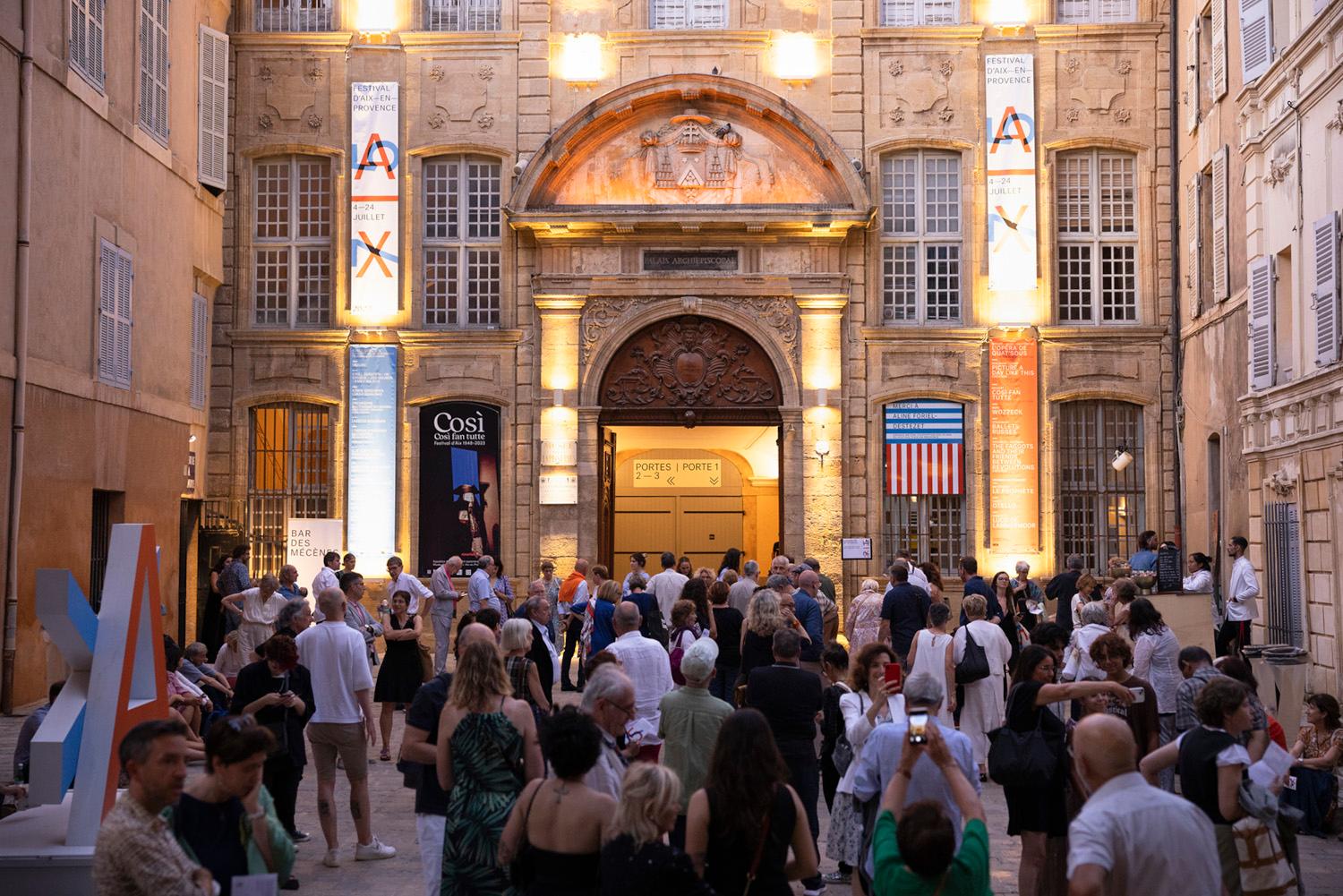 Théâtre de l'Archevêché — 2023 Festival d'Aix-en-Provence © Vincent Beaume
