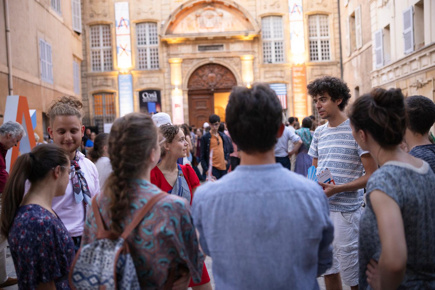 Public au Théâtre de l'Archevêché - Festival d'Aix-en-Provence 2023