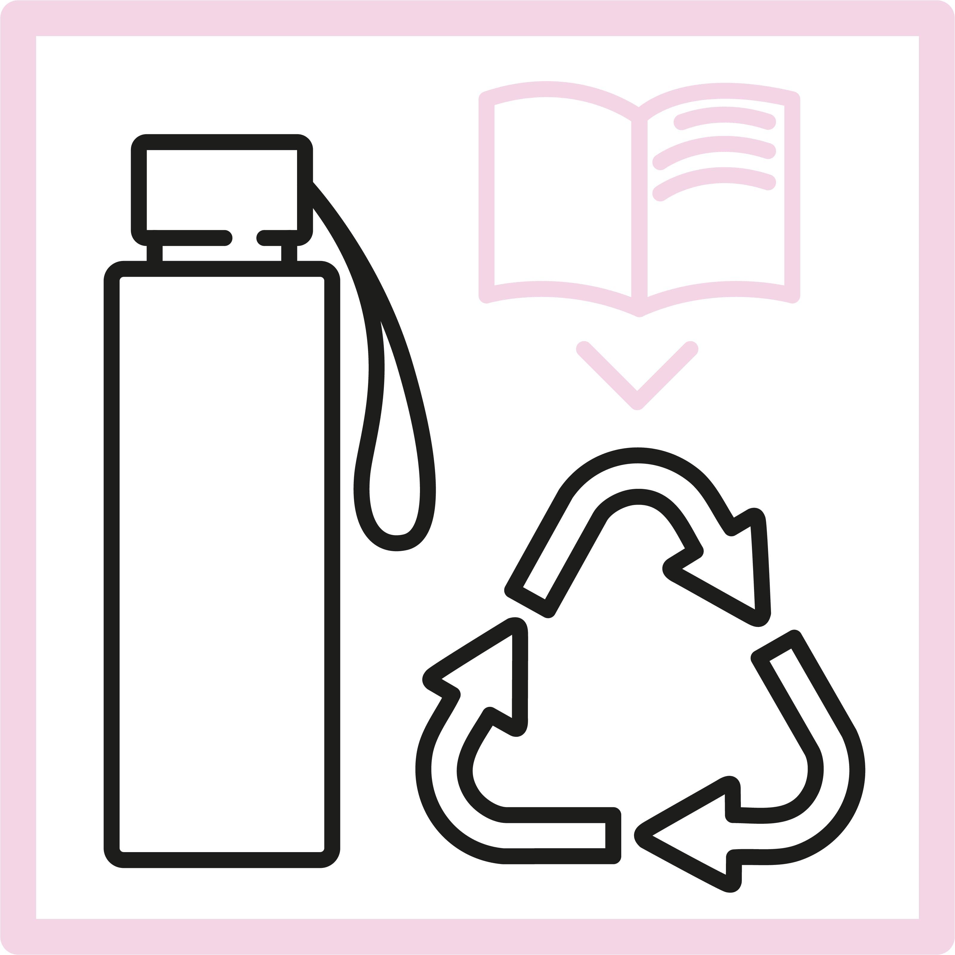 Pictos zero dechets + recycler 2026