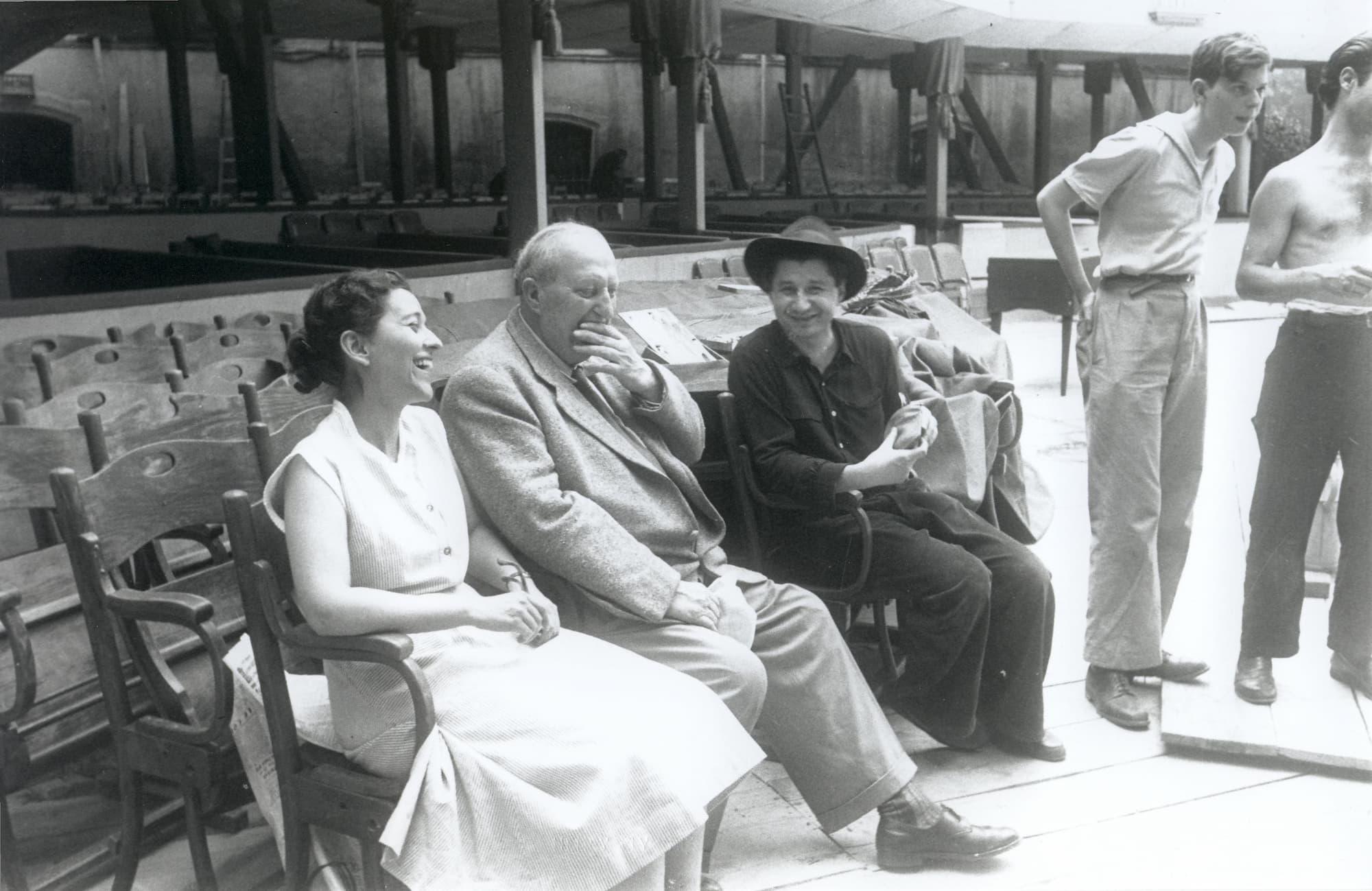 Edmonde Charles-Roux et André Derain, Festival d'Aix 1953 © Henry Ely