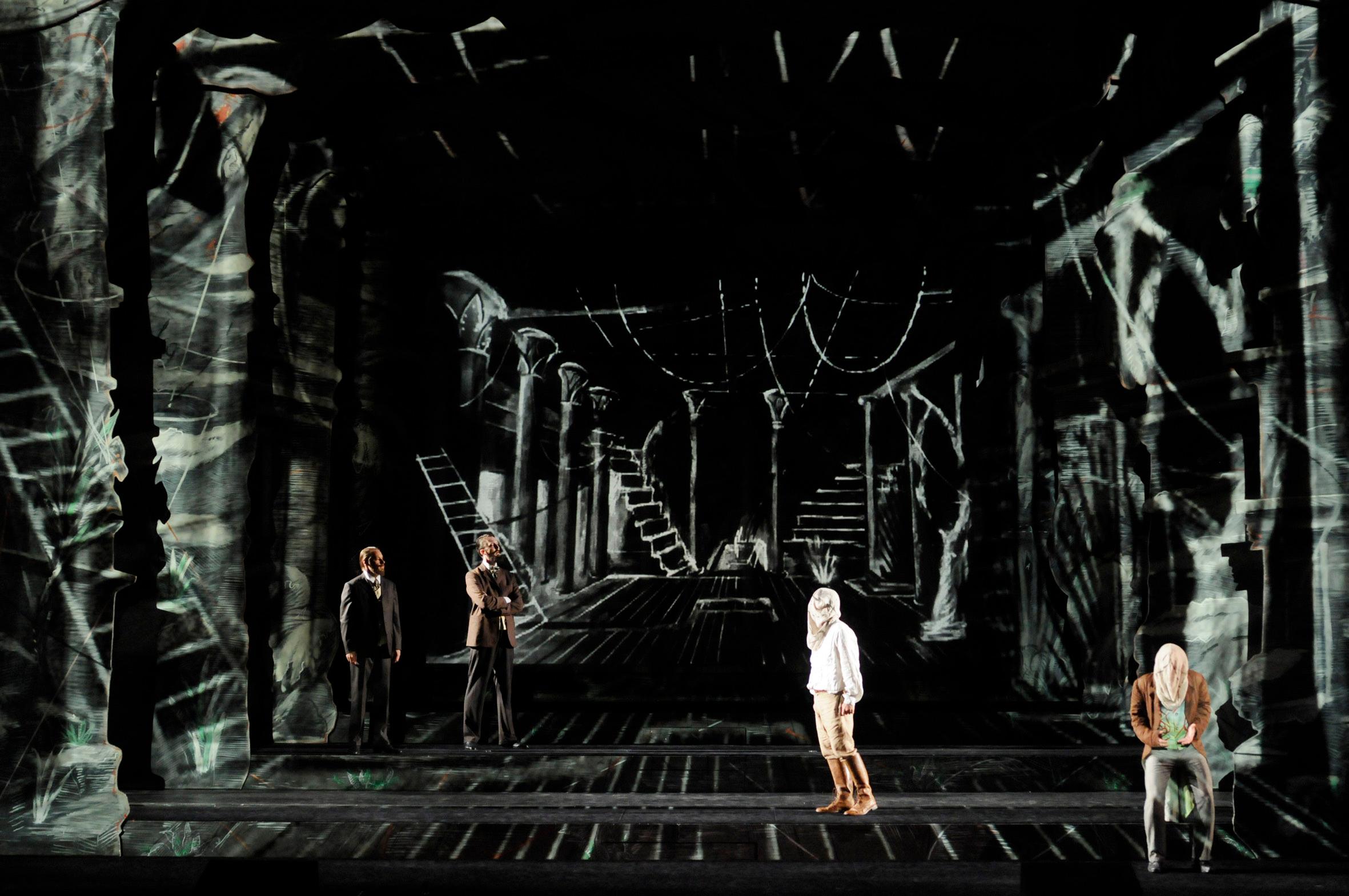 La Flûte enchantée de Mozart mis en scène par William Kentridge