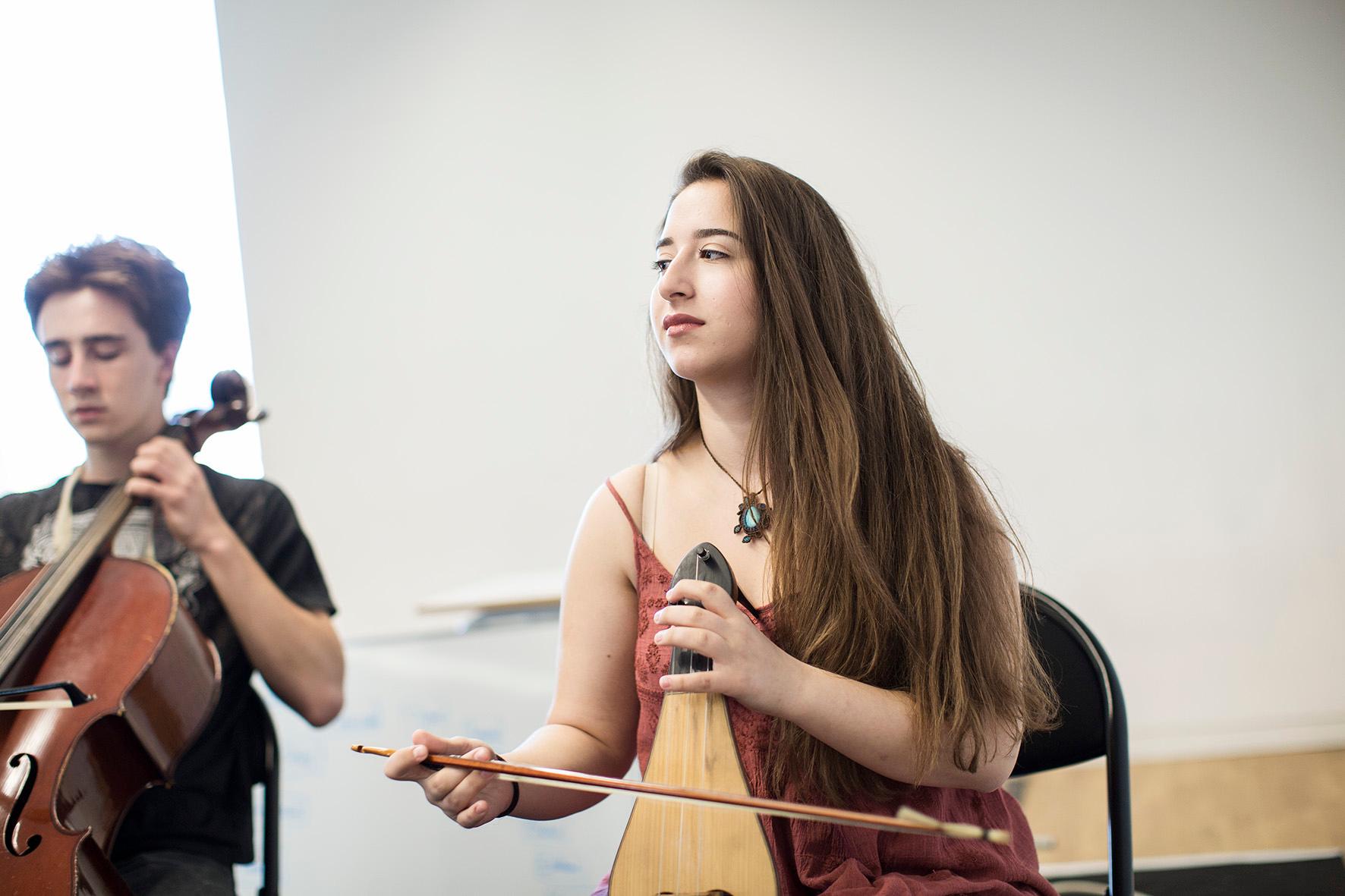 Répétition session interculturelle de l'Orchestre des Jeunes de la Méditerranée, Académie 2016