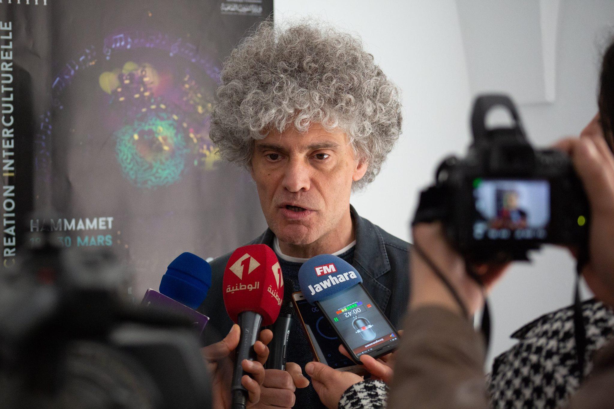 Session de création interculturelle, Hammamet, mars 2019 - Conférence de presse - Festival d'Aix & Medinea