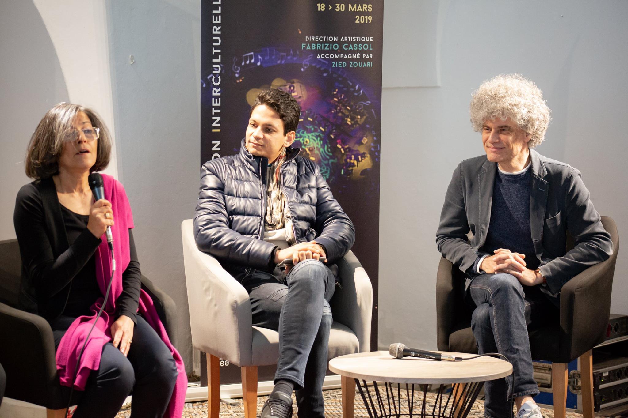 Session de création interculturelle, Hammamet, mars 2019 - Conférence de presse - Festival d'Aix & Medinea
